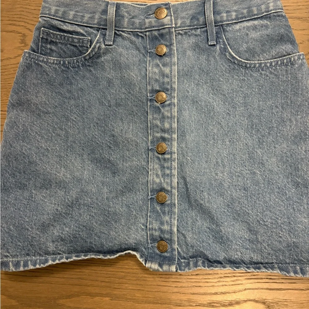 Wilfred free ladies denim skirt sz 2 NWT - Picture 2 of 4